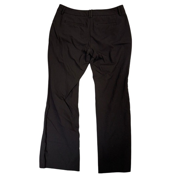 New York & Company Womans sz 8 Petite Black Pinstripe Career Dress Pants - Picture 6 of 8